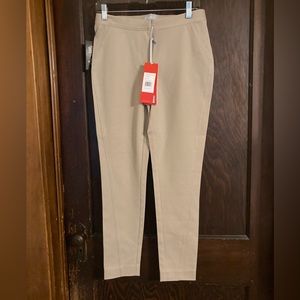 NWT DEEP STONE Pure Collection Cotton Stretch Slim Leg Trouser, US size 4
